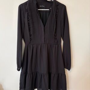 J. Crew Black Long Sleeve Dress